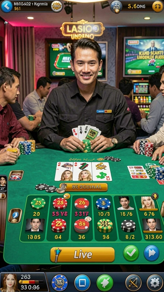 dana777 - Tampilan menu utama yang ramah pengguna.