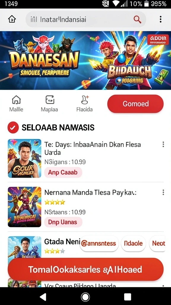 idklub - Tampilan antarmuka yang menarik dan mudah dinavigasi.
