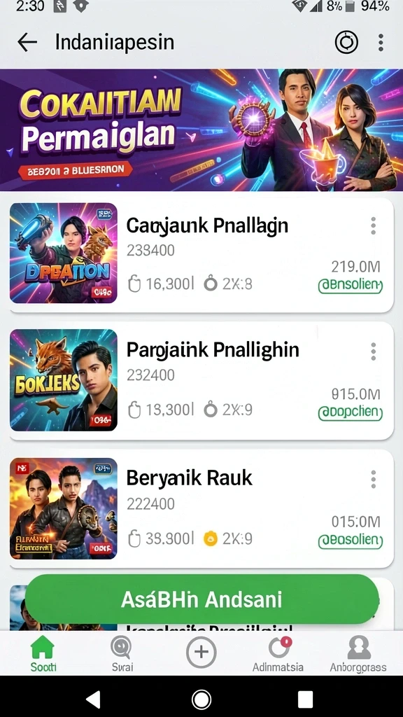 vegas969 - Tampilan antarmuka yang ramah pengguna.